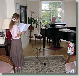 Corinne Orde, Jonathan Cohen, recording, piano and voice